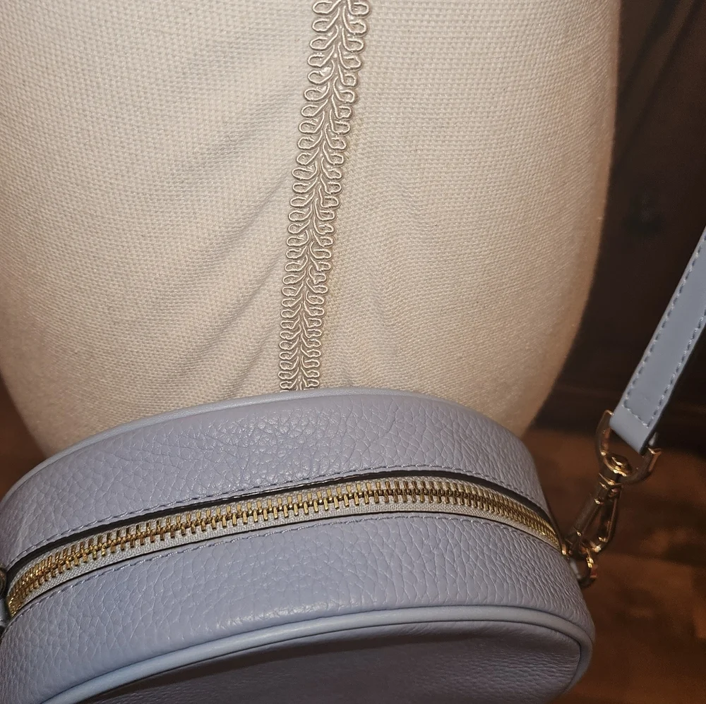 Michael Kors Light Blue Round Crossbody Bag - Picture 6 of 8